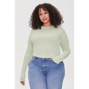Plus Size Fitted Sweater