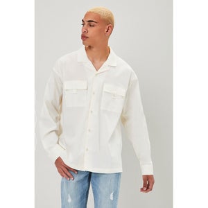 Vented Button-Front Shirt