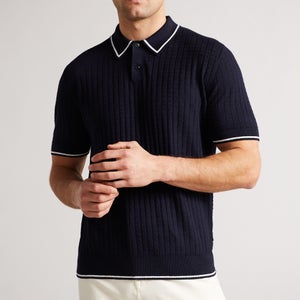 Ted Baker Pitfield Knitted Polo Shirt