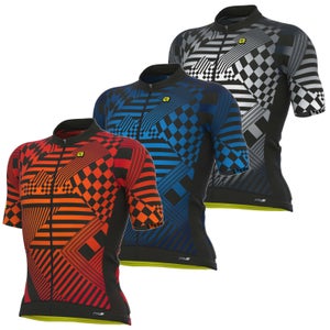 Ale PR-S Checker Short Sleeve Jersey