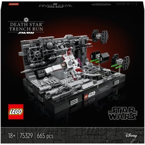 LEGO 75329 Star Wars Diorama: Ataque a la Estrella de la Muerte, Cazas TIE