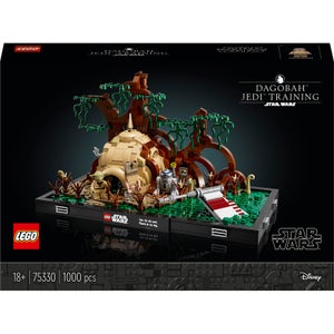 LEGO 75330 Star Wars Diorama: Entrenamiento Jedi en Dagobah con Yoda