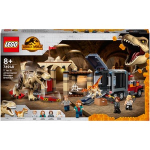 LEGO Jurassic World: T. rex & Atrociraptor Dinosaur Toy (76948)