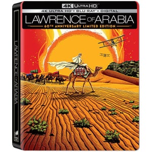 Lawrence Of Arabia: 60th Anniversary - 4K Ultra HD Steelbook (Includes Blu-ray)