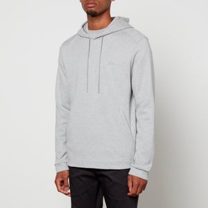 BOSS Athleisure Soody Curved Cotton-Jersey and Piqué Hoodie