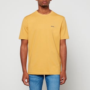 BOSS Green Logo-Print Cotton-Blend Jersey T-Shirt