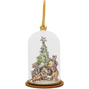 Disney Enchanting Collection 'Altogether at Christmas' - Winnie the Pooh, Piglet, Eeyore and Tigger Hanging Ornament