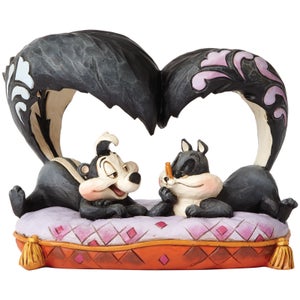 Looney Tunes by Jim Shore 'Hello, Cherie' Pepe Le Pew & Penelope Figurine