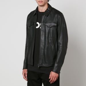 BOSS Casual Jobeaan Leather jacket