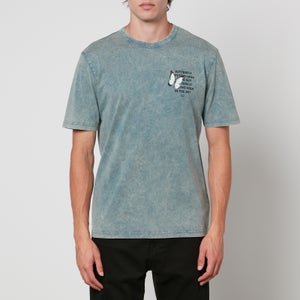 BOSS Casual Teacid Acid-Washed Cotton-Jersey T-shirt
