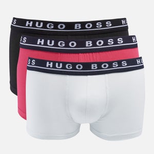 BOSS Bodywear Five-Pack Cotton-Blend Stretch-Jersey Boxer Trunks