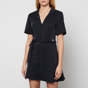 Calvin Klein Jeans Satin-Jersey Shirt Dress