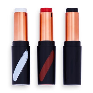 Creator Fast Base Paint Stick Set White, Red & Black