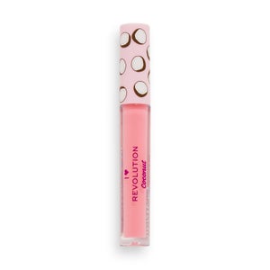 I Heart Revolution Tasty Coconut Milk Lip Gloss Pink Coconut Sugar
