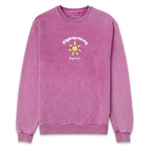 Disney I Light My Own Way Sweatshirt - Purple Acid Wash