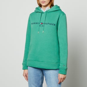 Tommy Hilfiger Logo-Embroidered Jersey Hoodie