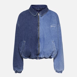Tommy Jeans Two-Toned Denim Bomber Jacket