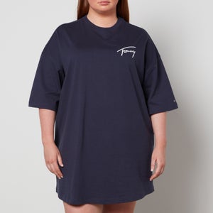 Tommy Jeans Curve Signature Cotton T-Shirt Dress