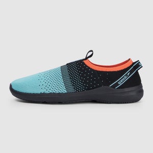 Zapatillas de agua Surfknit Pro para mujer, negro/azul