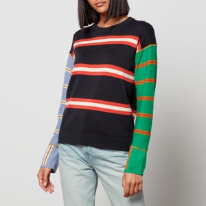 PS Paul Smith Women's Knitted Pullover Crew Neck Sweatshirt - Black