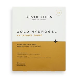 Revolution Skincare Gold Hydrogel Face Mask 2pk