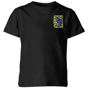 Camiseta para niño Jaws Doodle Icon - Negro