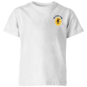 Jurassic Park Amber Sample Embroidered Kids' T-Shirt - White