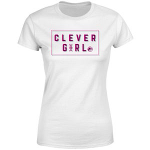 Jurassic Park Clever Girl Women's T-Shirt - White