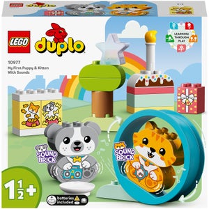LEGO DUPLO My First: Puppy & Kitten with Sounds Pet Toy (10977)