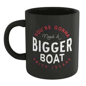 Jaws Bigger Boat Mug - Black