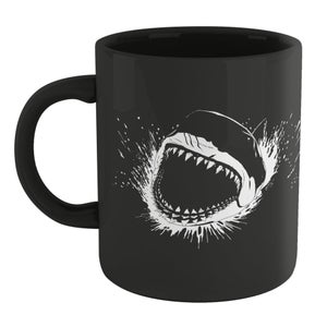 Jaws Shark Silhouette Mug - Black