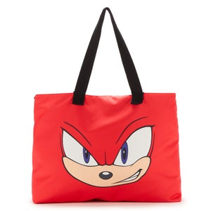 Sonic The Hedgehog Knuckles Face Tote Bag