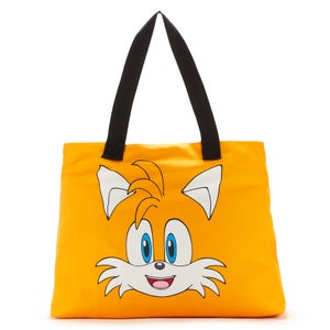 Sonic The Hedgehog Tails Face Tote Bag