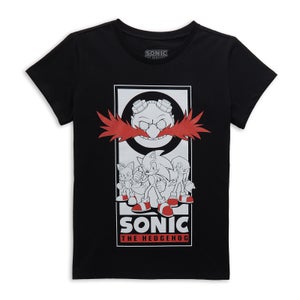 Sonic The Hedgehog Team Up Women's T-Shirt - Black