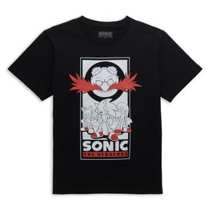 Camiseta Team Up de Sonic The Hedgehog para hombre - Negro