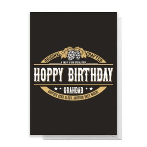 Hoppy Birthday Grandad Greetings Card