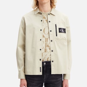 Calvin Klein Jeans Logo Cotton-Blend Utility Jacket
