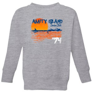 Universal Jaws Amity Swim Club Kids' Sweatshirt - Grey
