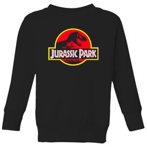 Universal Classic Jurassic Park Logo Kids' Sweatshirt - Black