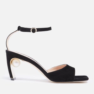 Nicholas Kirkwood Women's Maeva Ankle Strap Heeled Sandals - Black