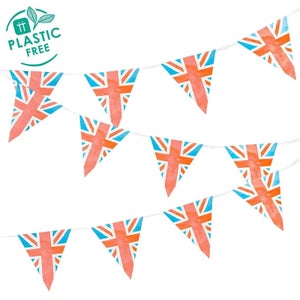 Best of British Union Jack Bunting 3m 12 Pennants