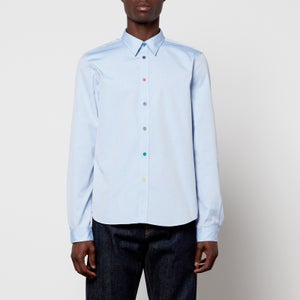 PS Paul Smith Men's Tailored Fit Shirt - Petrol Blue