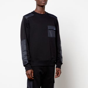 PS Paul Smith Men's Mixed Media Sweatshirt - Black