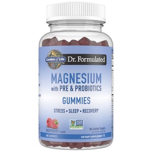 Dr. Formulated Magnésium - Framboise - 60 Gommes à Mâcher