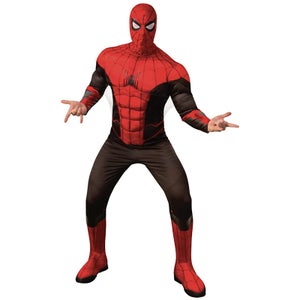 Official Rubies Marvel Spider-Man 3 No Way Home Adult Deluxe Costume – Standard Size