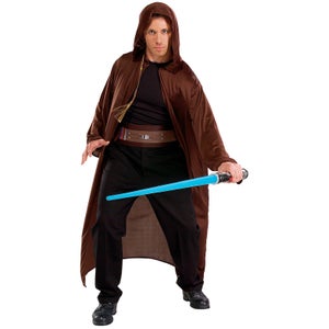 Official Rubies Star Wars Jedi Adult Costume Set (Robe and Light Saber) - One Size