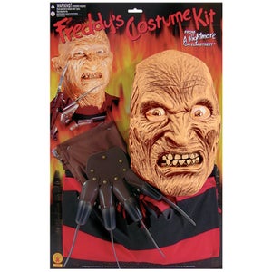 Official Rubies Nightmare On Elm Street Freddy Krueger Blister Set with Mask Top and Glove