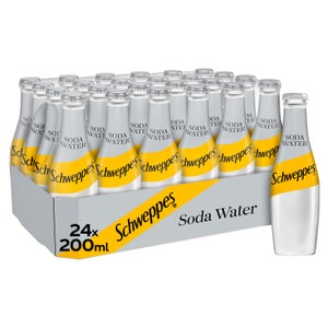 Schweppes Soda Water 24 x 200ml