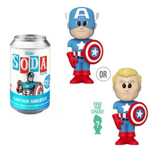 Marvel Capitan America Vinyl Soda con Lattina da Collezione
