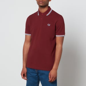 Fred Perry Men's Twin Tipped Polo Shirt - Maroon